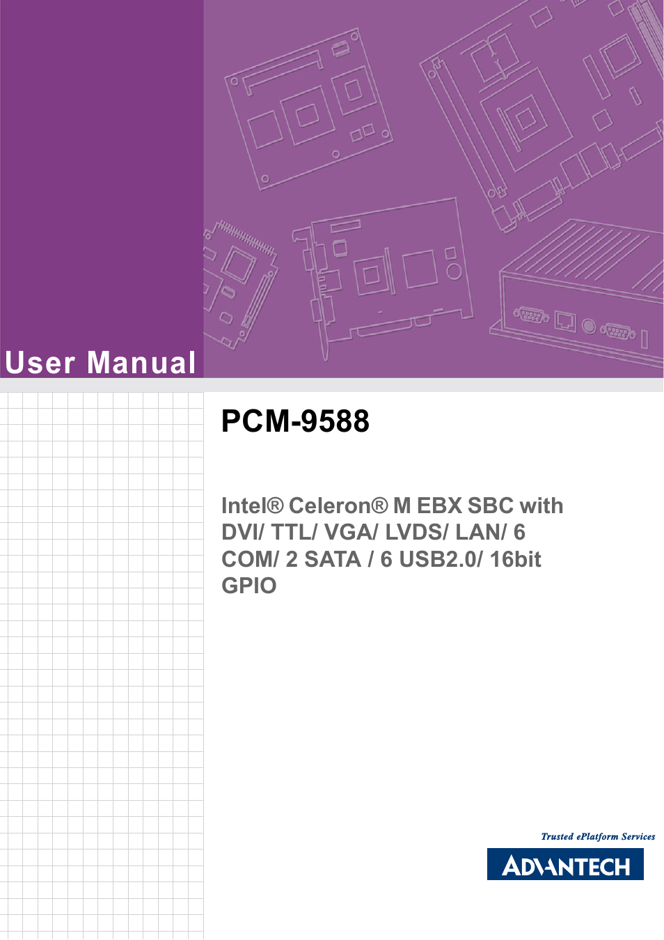 Advantech PCM-9588 User Manual | 104 pages