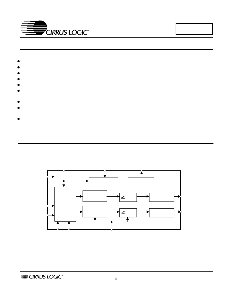 Cirrus Logic CS4340 User Manual | 25 pages