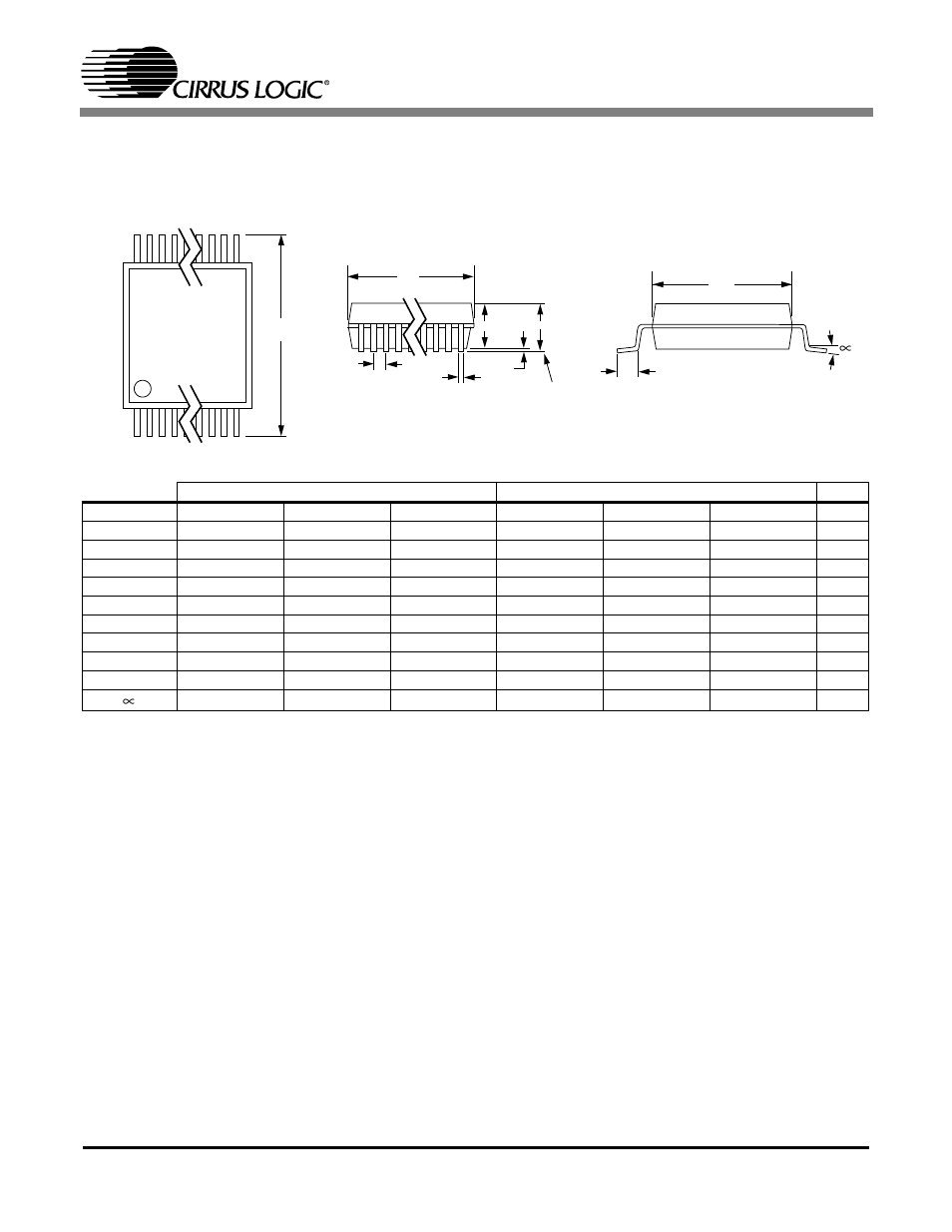 2 tssop, Cs4340, 16l tssop (4.4 mm body) package drawing | Cirrus Logic CS4340 User Manual | Page 24 / 25