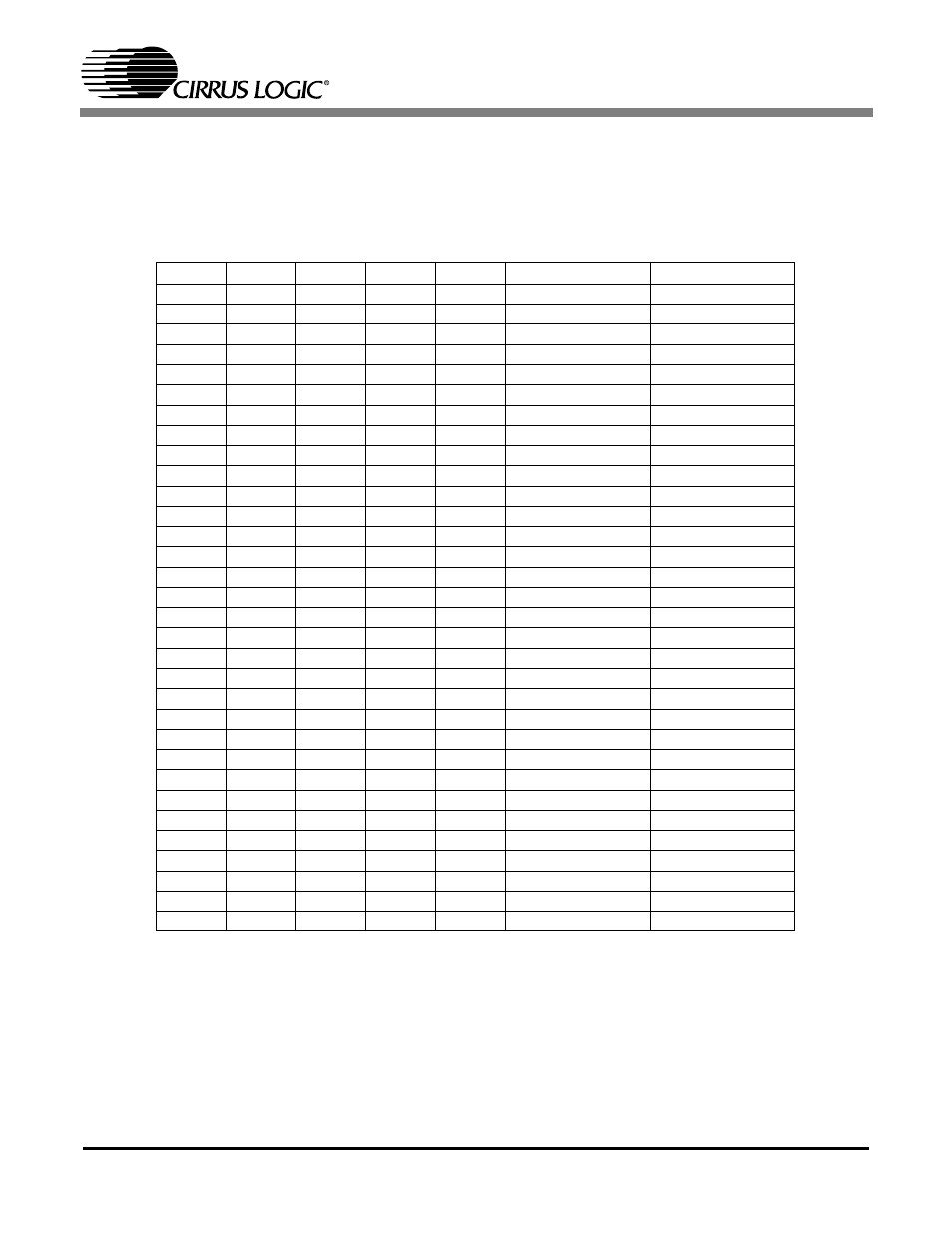 Table 6. atapi decode, Cs4341 | Cirrus Logic CS4341 User Manual | Page 28 / 34