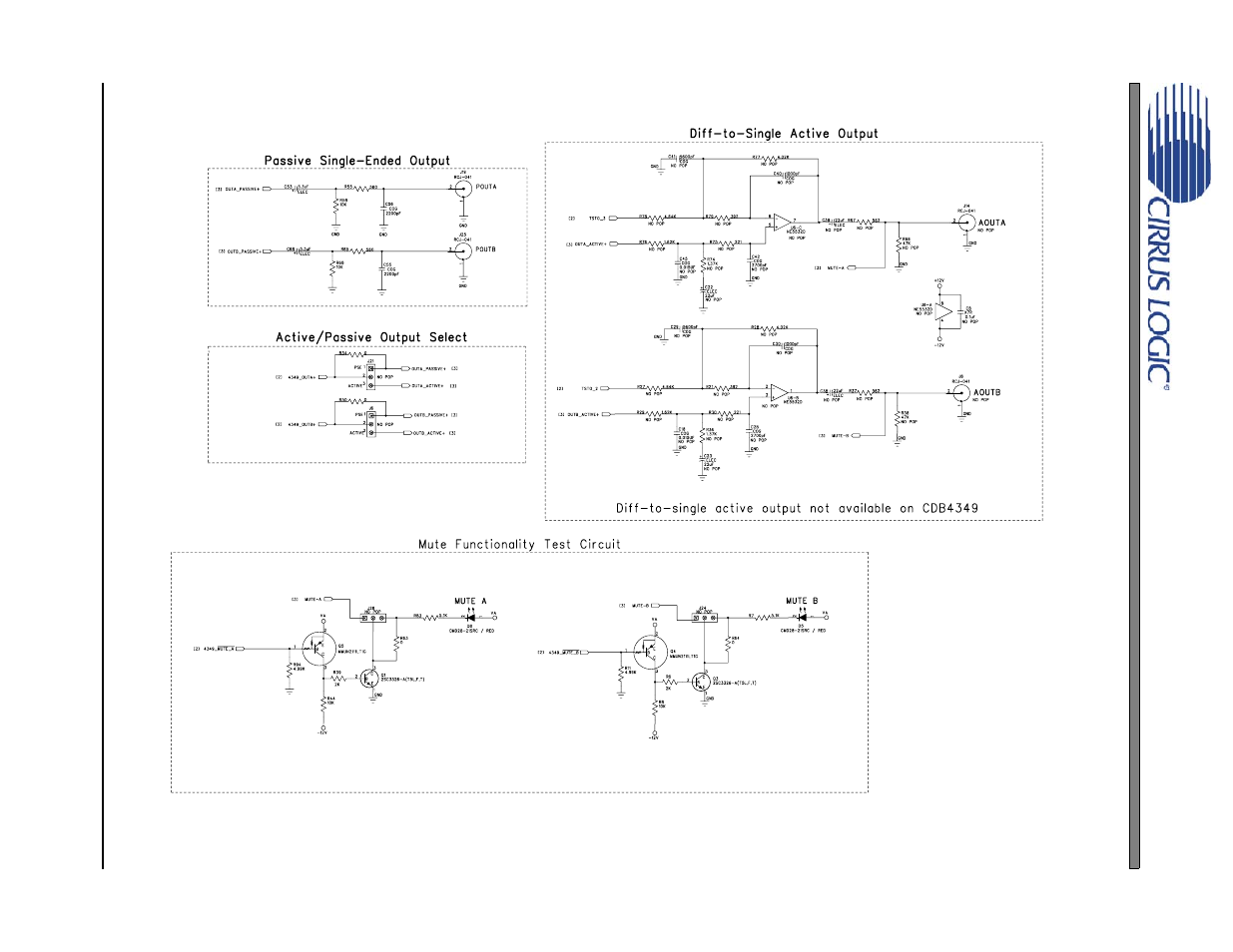 Figure 36. analog outputs, Figure 3, Cdb4349 | Cirrus Logic CDB4349 User Manual | Page 15 / 24