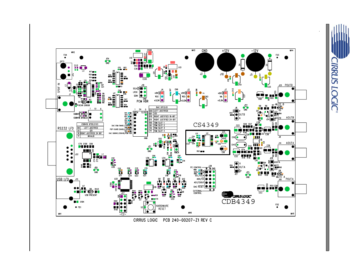 Layout, Figure 41. silkscreen top, Figures 41 | Cdb4349, Cs4349 | Cirrus Logic CDB4349 User Manual | Page 20 / 24