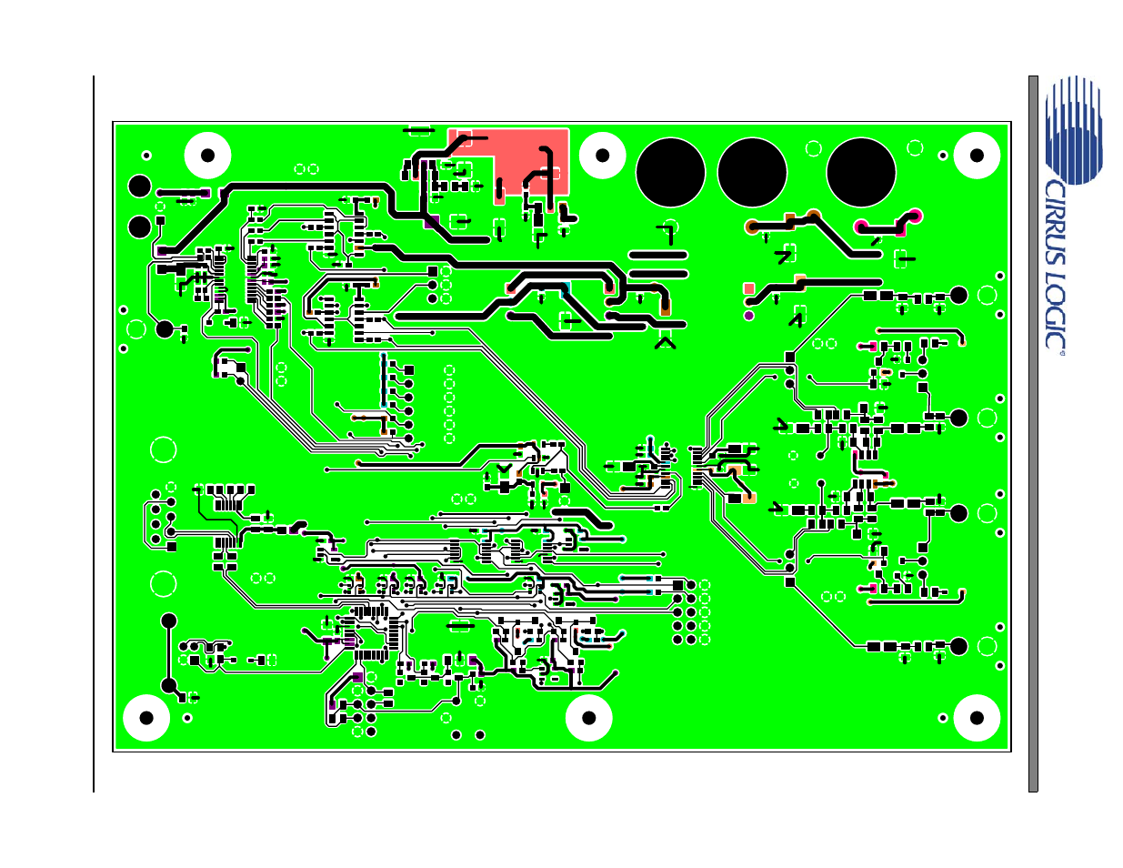 Figure 9. top side, Figure 9.top side, Cdb4350 | Cirrus Logic CDB4350 User Manual | Page 14 / 16
