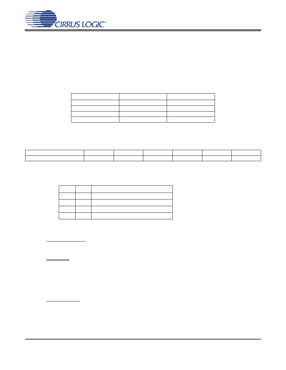 1 digital volume control (vol7:0) bits 7-0, Table 9. example digital volume settings, 6 ramp and filter control - register 07h | Cs4351 | Cirrus Logic CS4351 User Manual | Page 28 / 37
