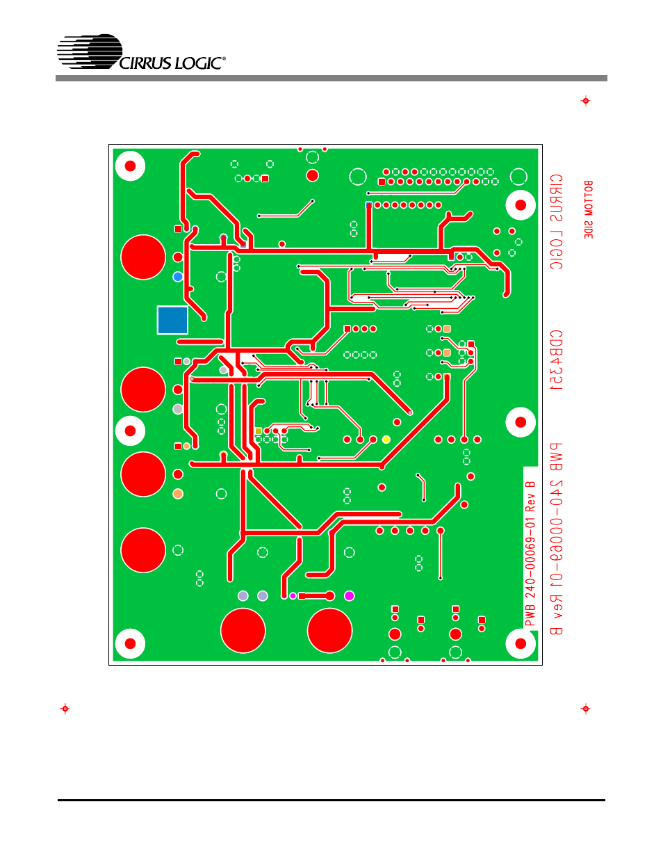 Figure 10. bottom side, Cdb4351 | Cirrus Logic CDB4351 User Manual | Page 15 / 16