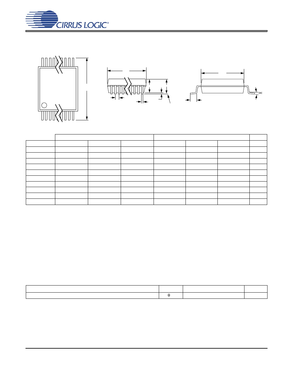 Package dimensions, 20l tssop (4.4 mm body) package drawing | Cirrus Logic CS4352 User Manual | Page 19 / 20