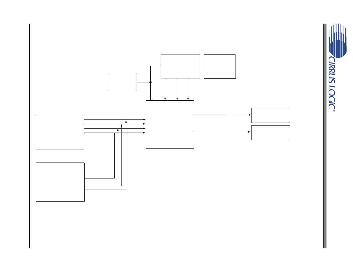 Schematics, Figure 31. system block diagram and signal flow, Figure 31 | Notice that th | Cirrus Logic CDB435 User Manual | Page 12 / 21
