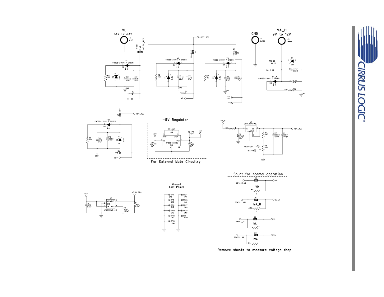 Figure 36. power, Figure 36, Cdb4352 | Cirrus Logic CDB435 User Manual | Page 17 / 21