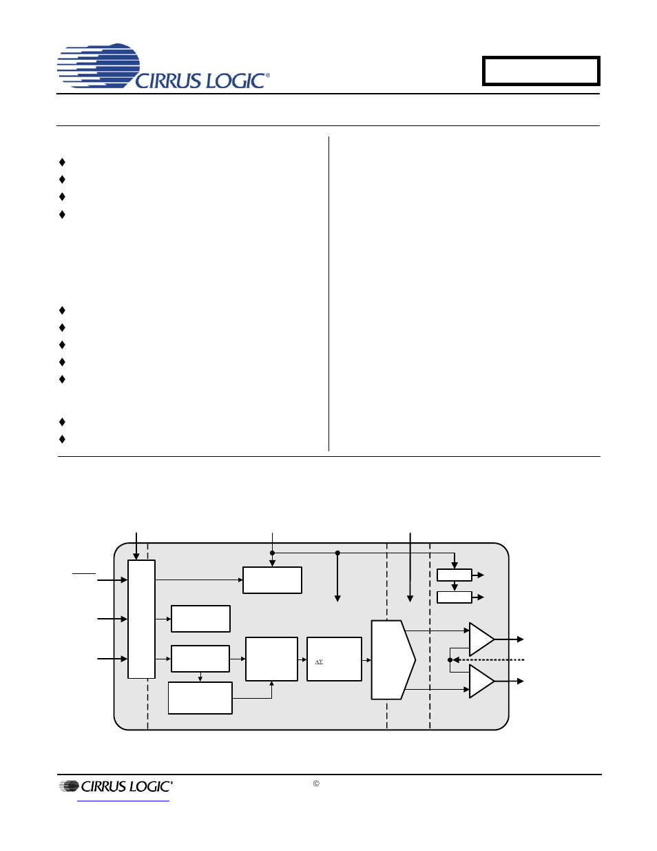 Cirrus Logic CS4353 User Manual | 25 pages