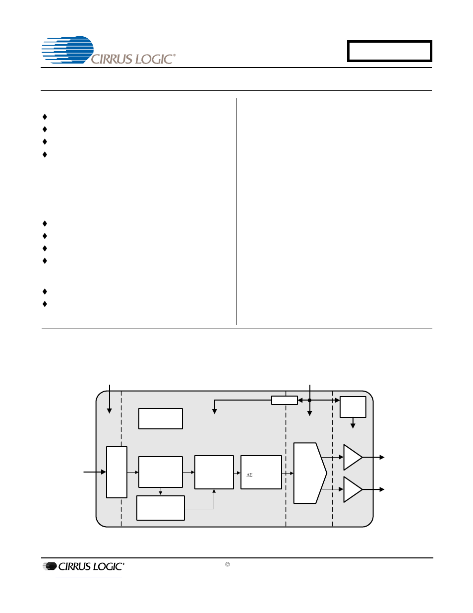 Cirrus Logic CS4354 User Manual | 24 pages