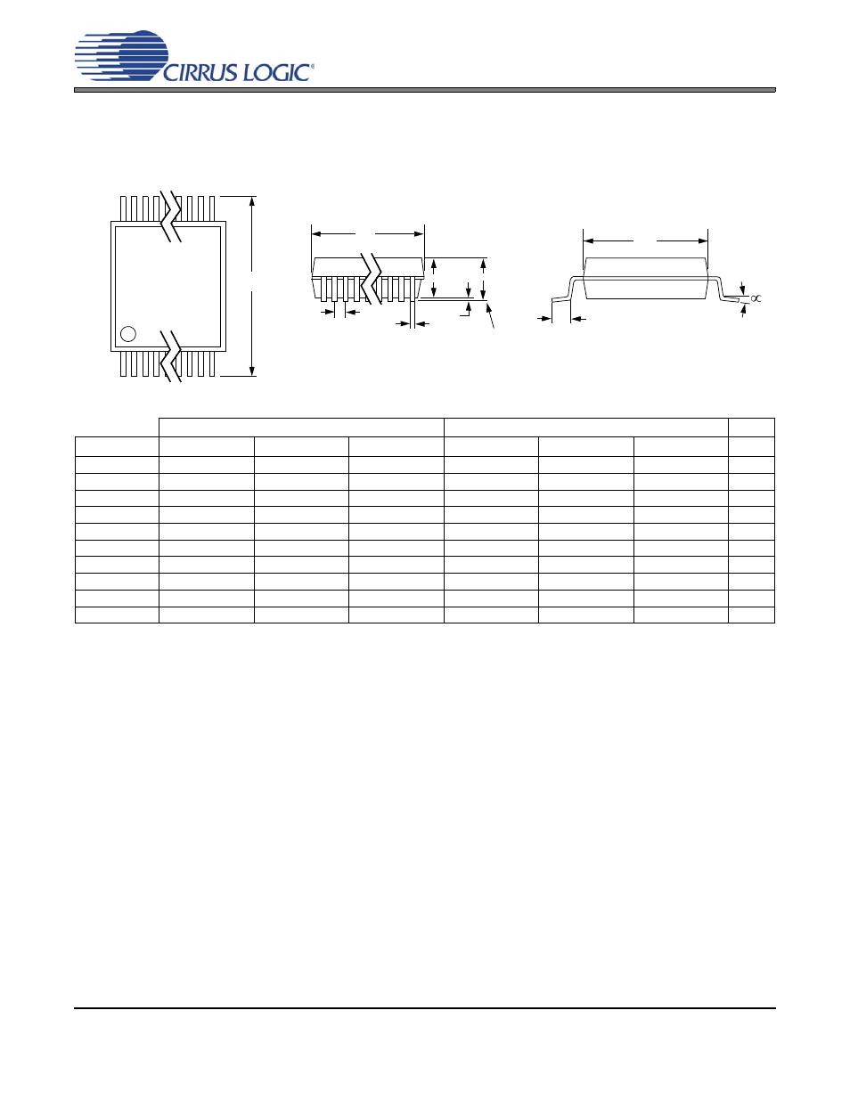 Package information, 20l tssop (4.4 mm body) package drawing | Cirrus Logic CS4361 User Manual | Page 22 / 24