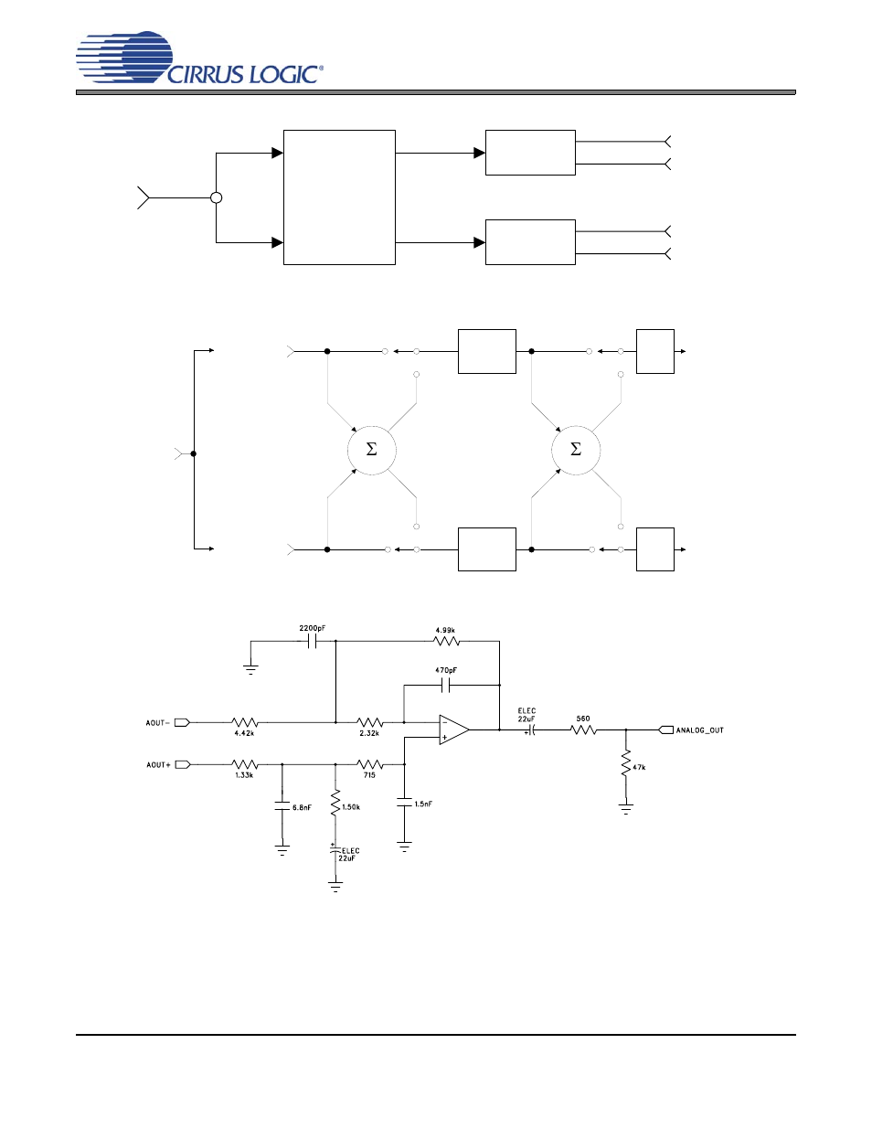 Figure 42. recommended output filter, Figure 41, Figure 42 | Cs4362 | Cirrus Logic CS4362 User Manual | Page 39 / 42