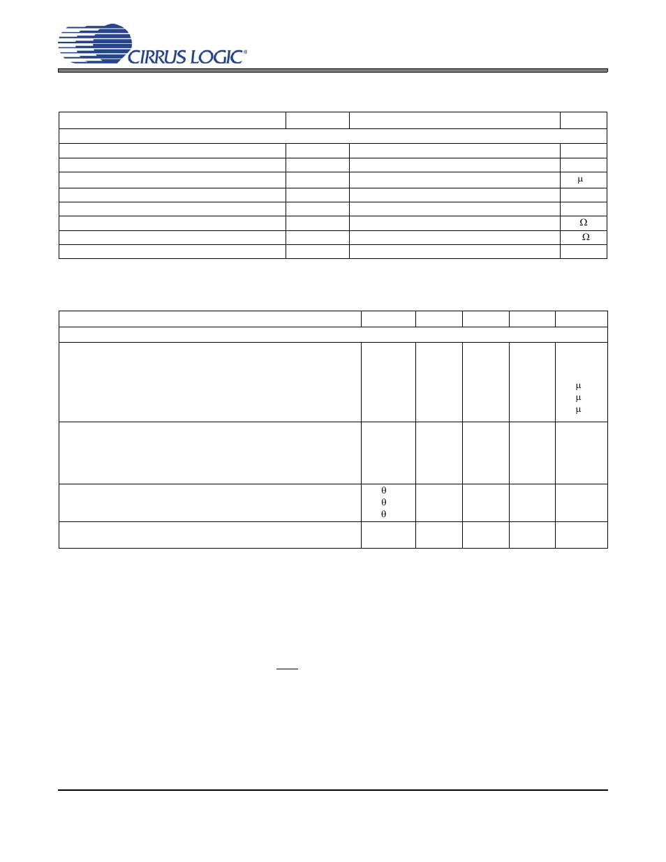 Analog characteristics, Power and thermal characteristics, Cs4362 analog characteristics | Cirrus Logic CS4362 User Manual | Page 6 / 42