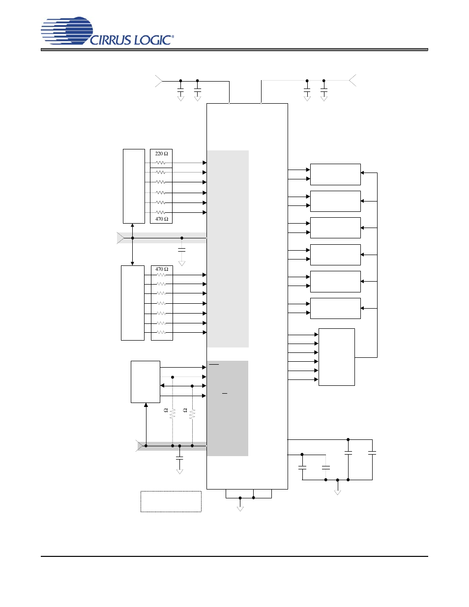 Typical connection diagram, Figure 5.typical connection diagram, software mode, Own in | Figure 5, Cs4362a | Cirrus Logic CS4362A User Manual | Page 19 / 50