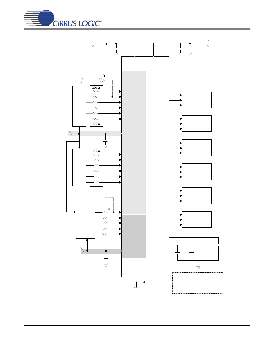 Figure 6.typical connection diagram, hardware mode, Figure 6, Cs4362a | Cirrus Logic CS4362A User Manual | Page 20 / 50