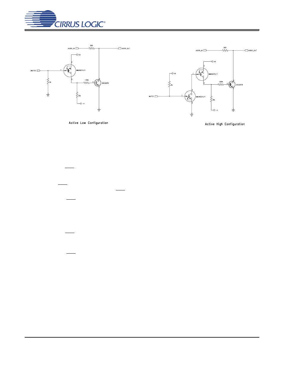 Figure 25. recommended mute circuitry, 12 recommended power-up sequence, 1 hardware mode | 2 software mode, 1 hardware mode 4.12.2 software mode, Cs4384 | Cirrus Logic CS4384 User Manual | Page 29 / 52