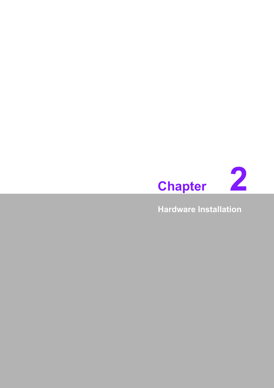 2 hardware installation, Chapter | Advantech PCM-3362 User Manual | Page 15 / 88