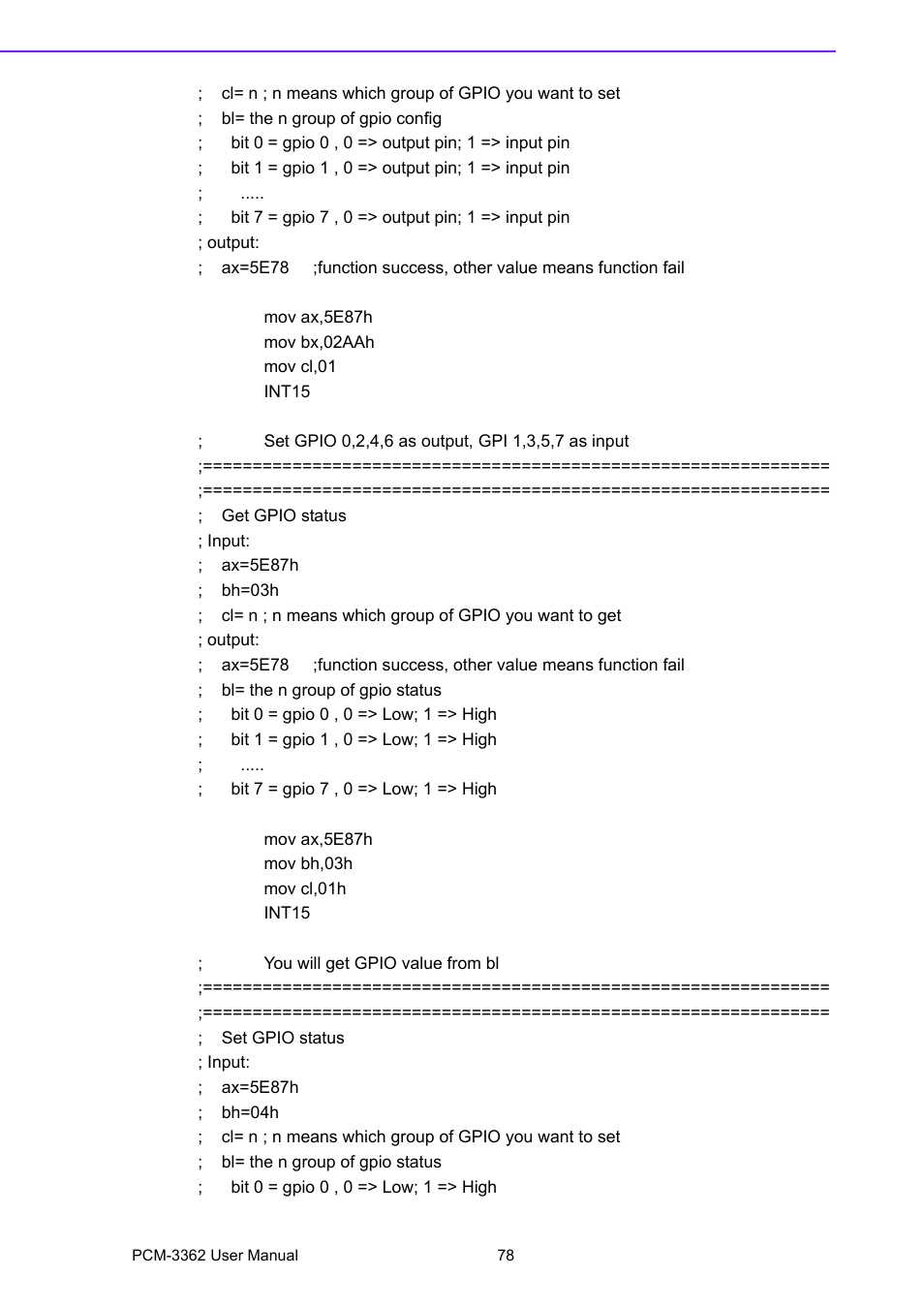 Advantech PCM-3362 User Manual | Page 86 / 88