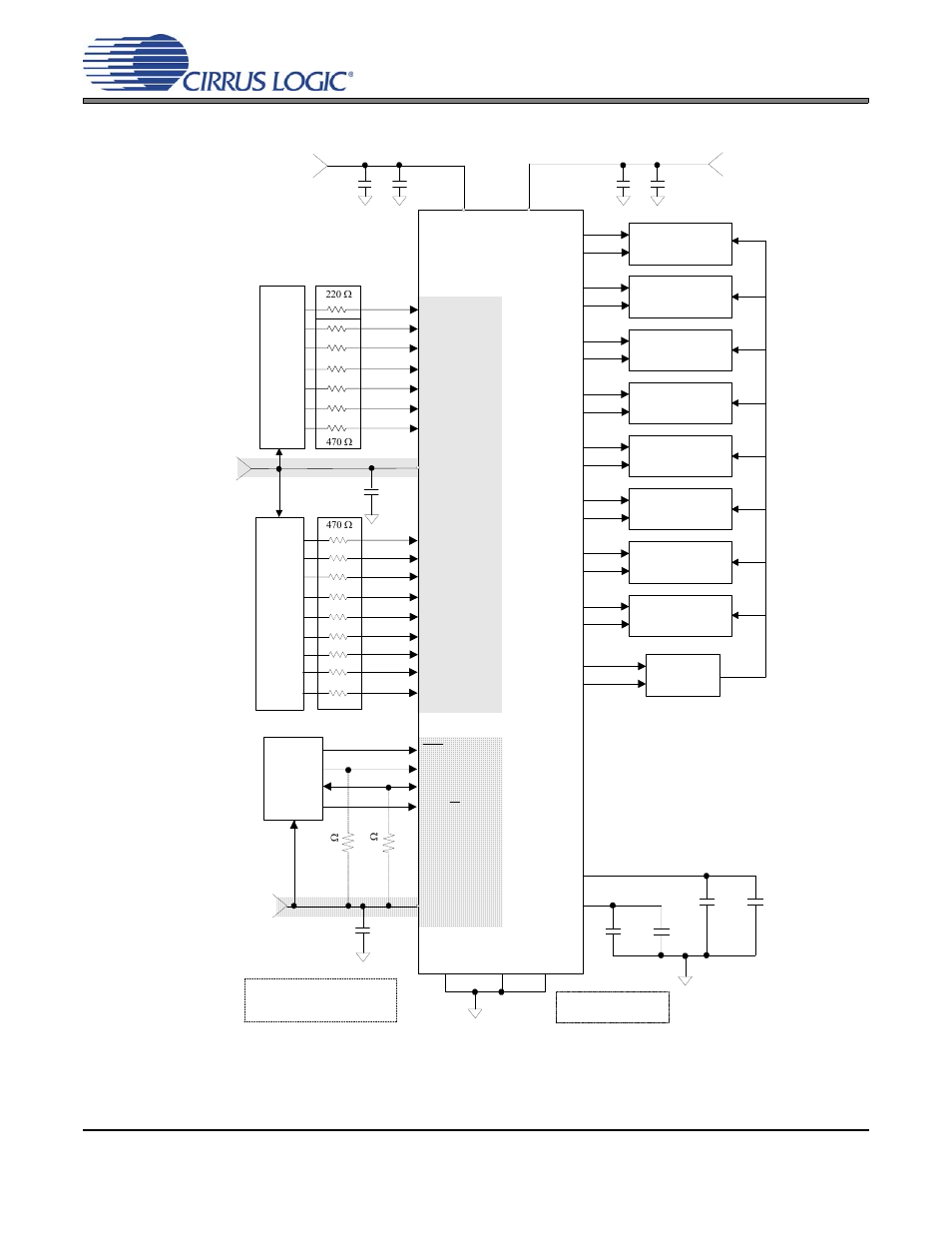 Typical connection diagram, Figure 7.typical connection diagram, software mode, Figures 7 | Cs4385 | Cirrus Logic CS4385 User Manual | Page 19 / 55