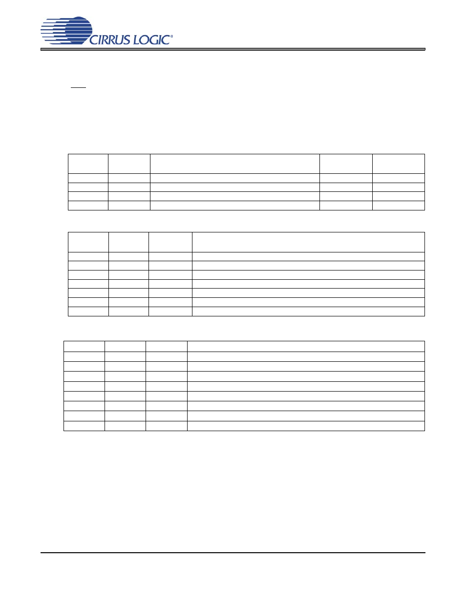 2 mode select, Table 5. mode selection, hardware mode options, Table 6 | Cs4365 | Cirrus Logic CS4365 User Manual | Page 22 / 52