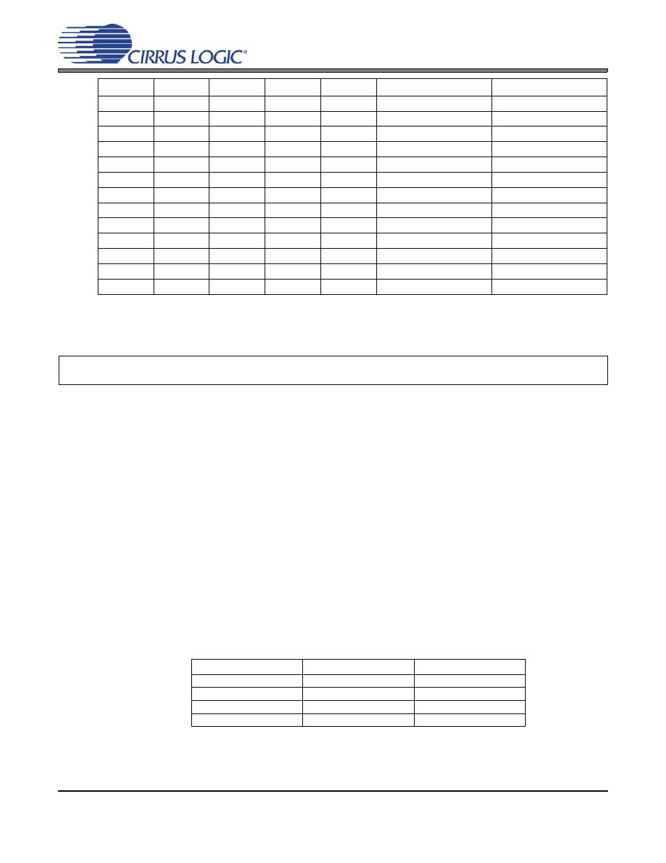 1 digital volume control (xx_vol7:0), Table 10. example digital volume settings, 1 digital volume control (xx_vol7:0) | Cs4365 | Cirrus Logic CS4365 User Manual | Page 43 / 52
