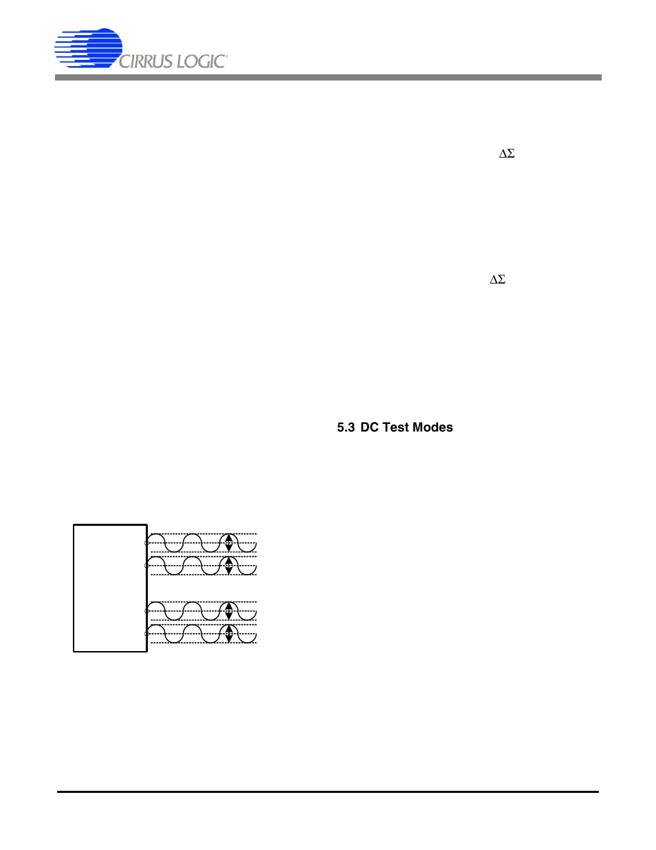 2 ac common mode, 3 ac stability, 3 dc test modes | 1 dc common mode, 2 dc differential, 2 ac common mode 5.2.3 ac stability, 1 dc common mode 5.3.2 dc differential, Figure 9. ac common mode, Cs4373a | Cirrus Logic CS4373A User Manual | Page 20 / 34