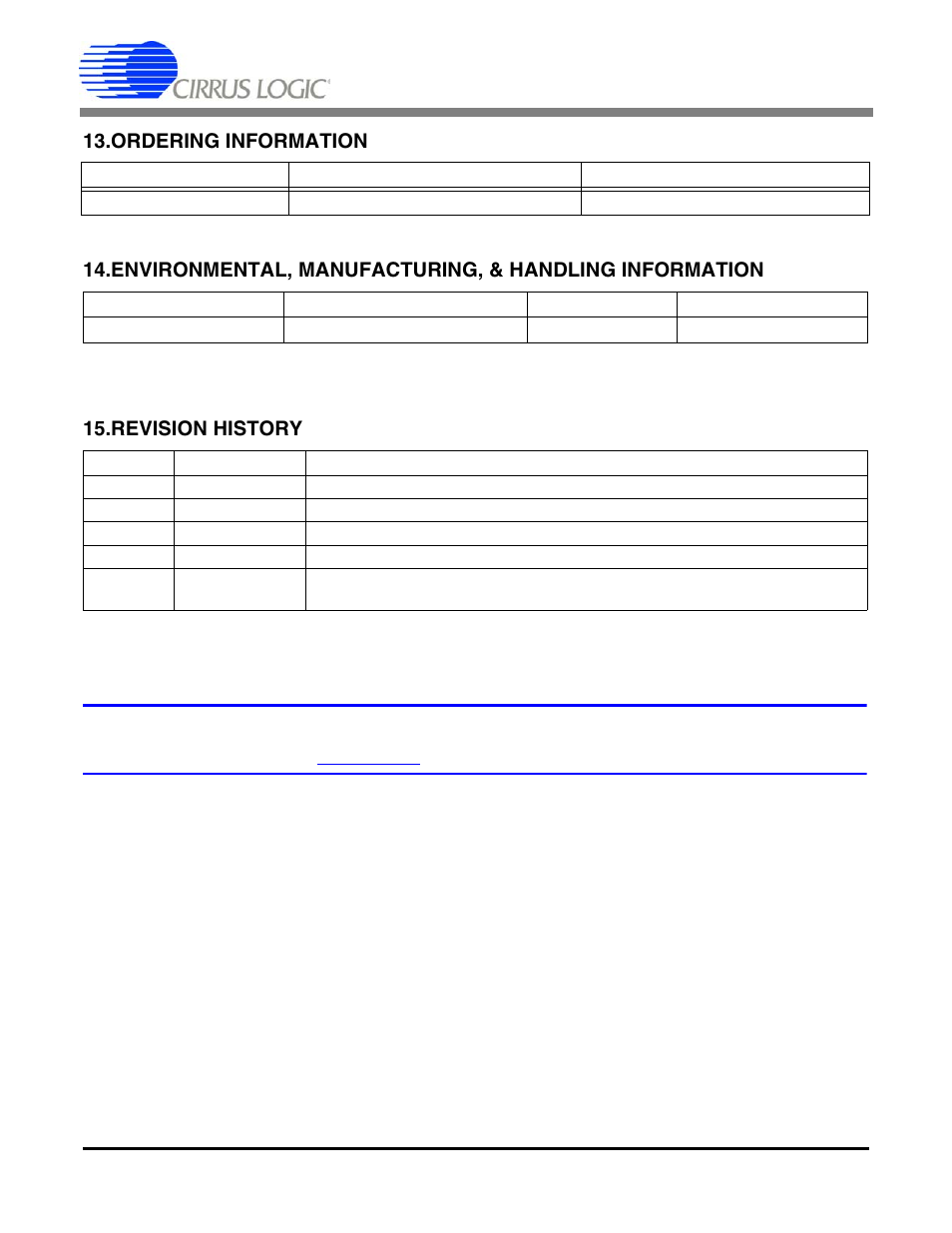 Ordering information, Revision history, Cs4373a | Cirrus Logic CS4373A User Manual | Page 34 / 34