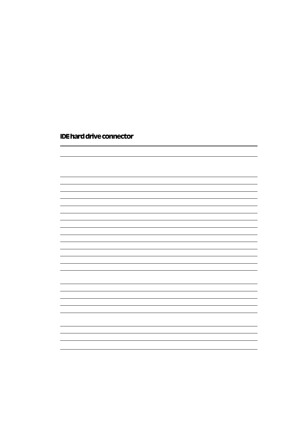 2 ide interface, Table 4-8: ide hard drive connector, Ide hard drive connector | Advantech HMI-640S User Manual | Page 56 / 94