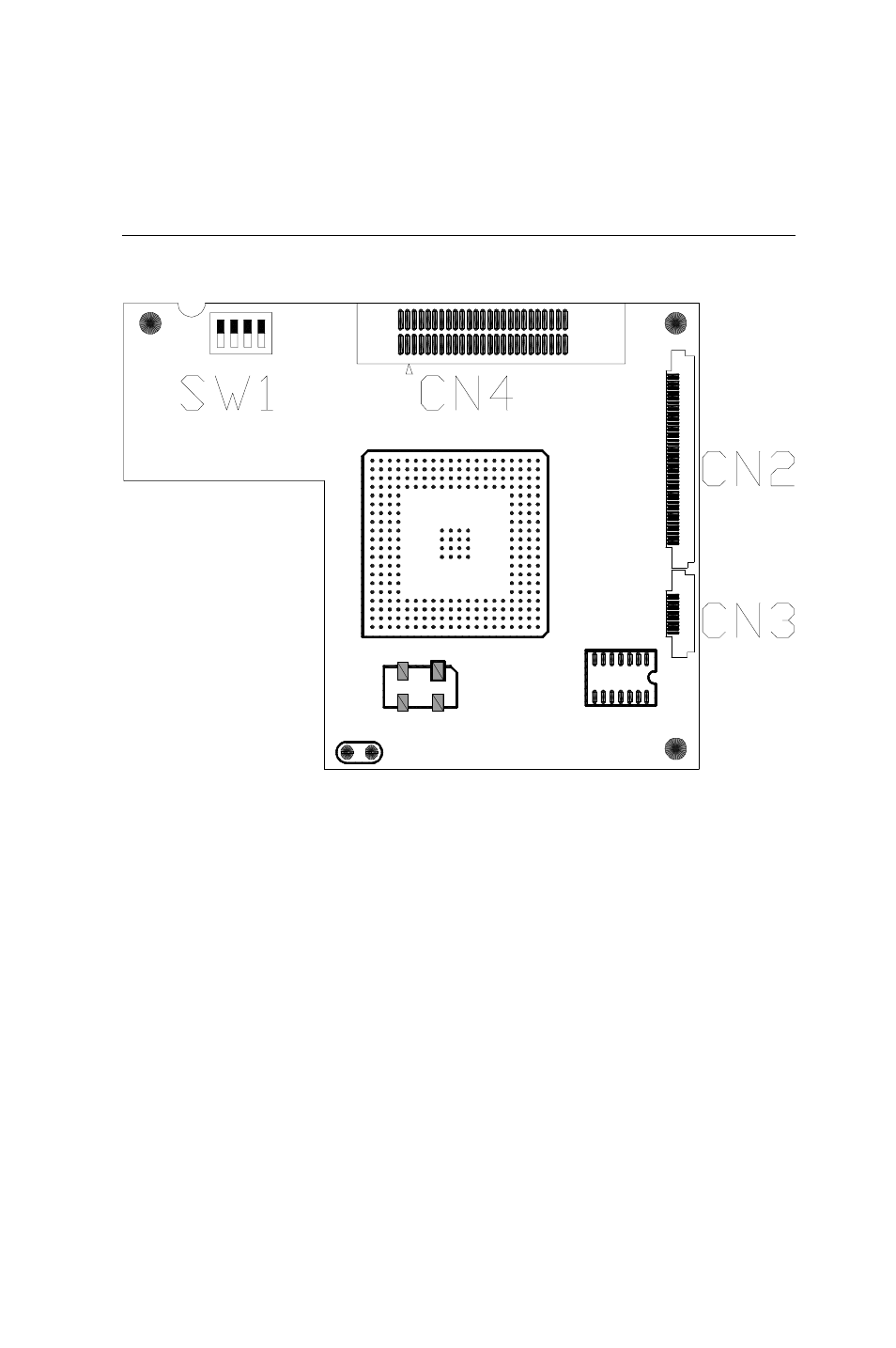 5 board layout: jumper/connector locations | Advantech HMI-640S User Manual | Page 74 / 94