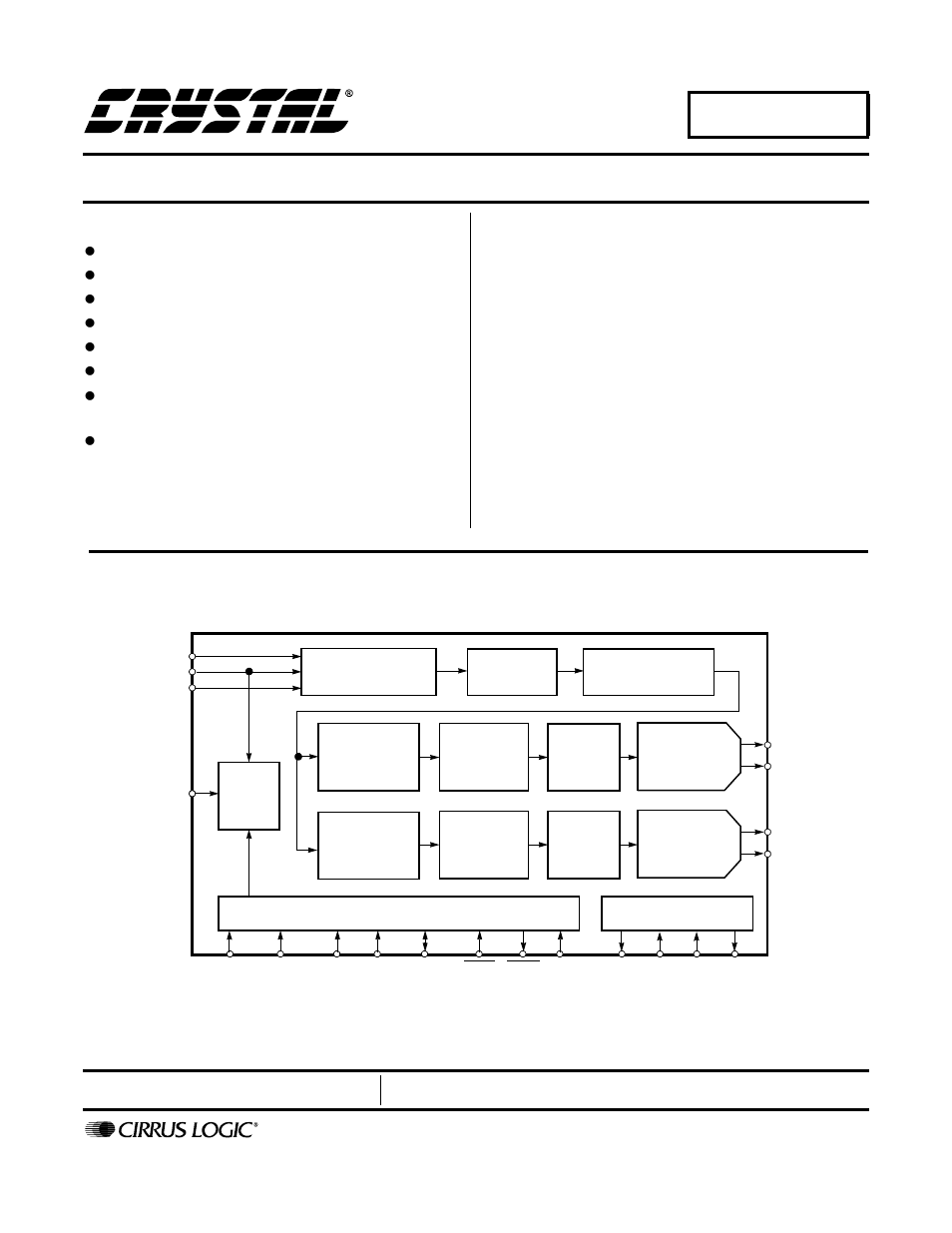 Cirrus Logic CS4396 User Manual | 28 pages