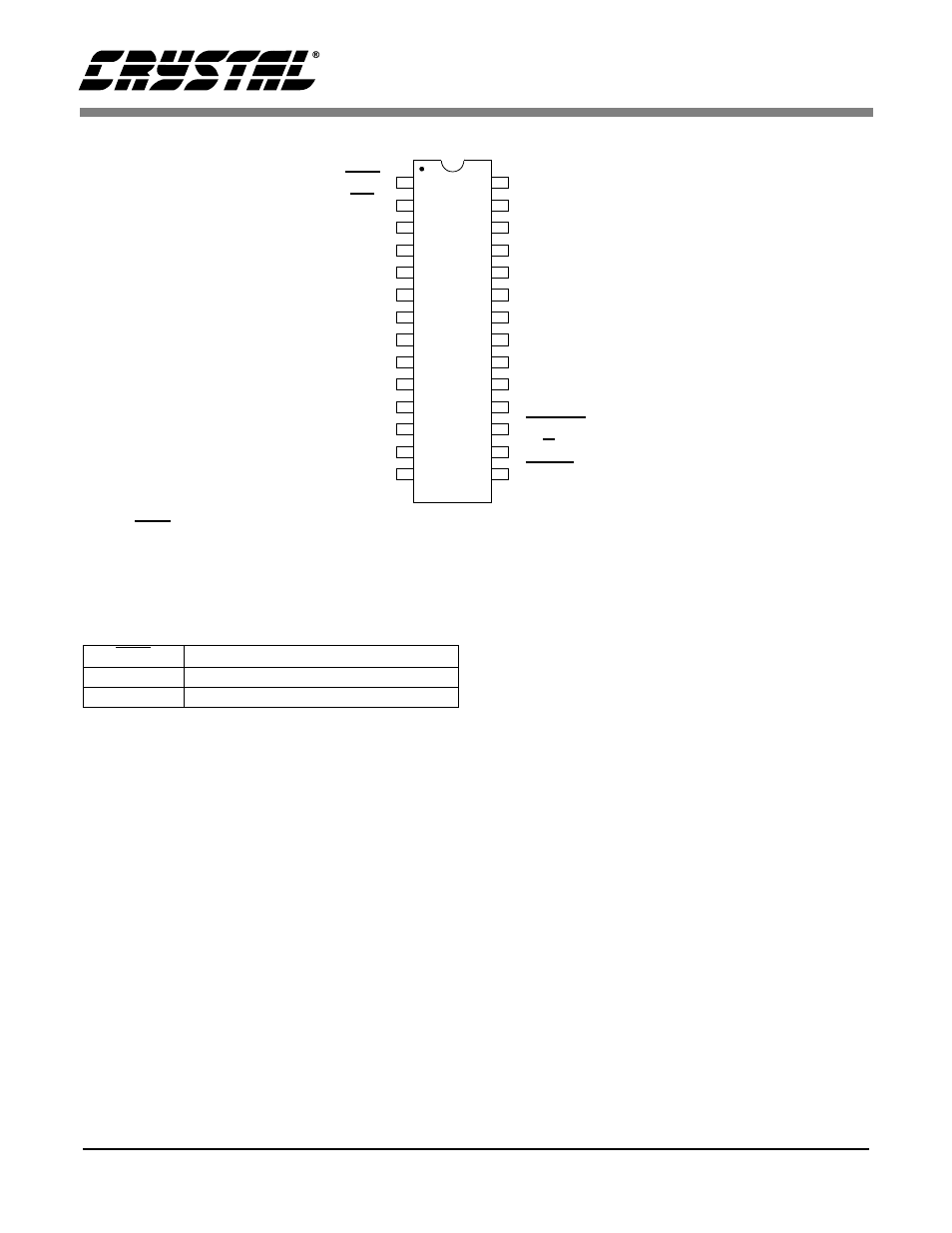 0 pin description, Pin description drawing, Reset - rst | Digital ground - dgnd, Digital power - vd, Master clock - mclk, Cs4396 | Cirrus Logic CS4396 User Manual | Page 14 / 28