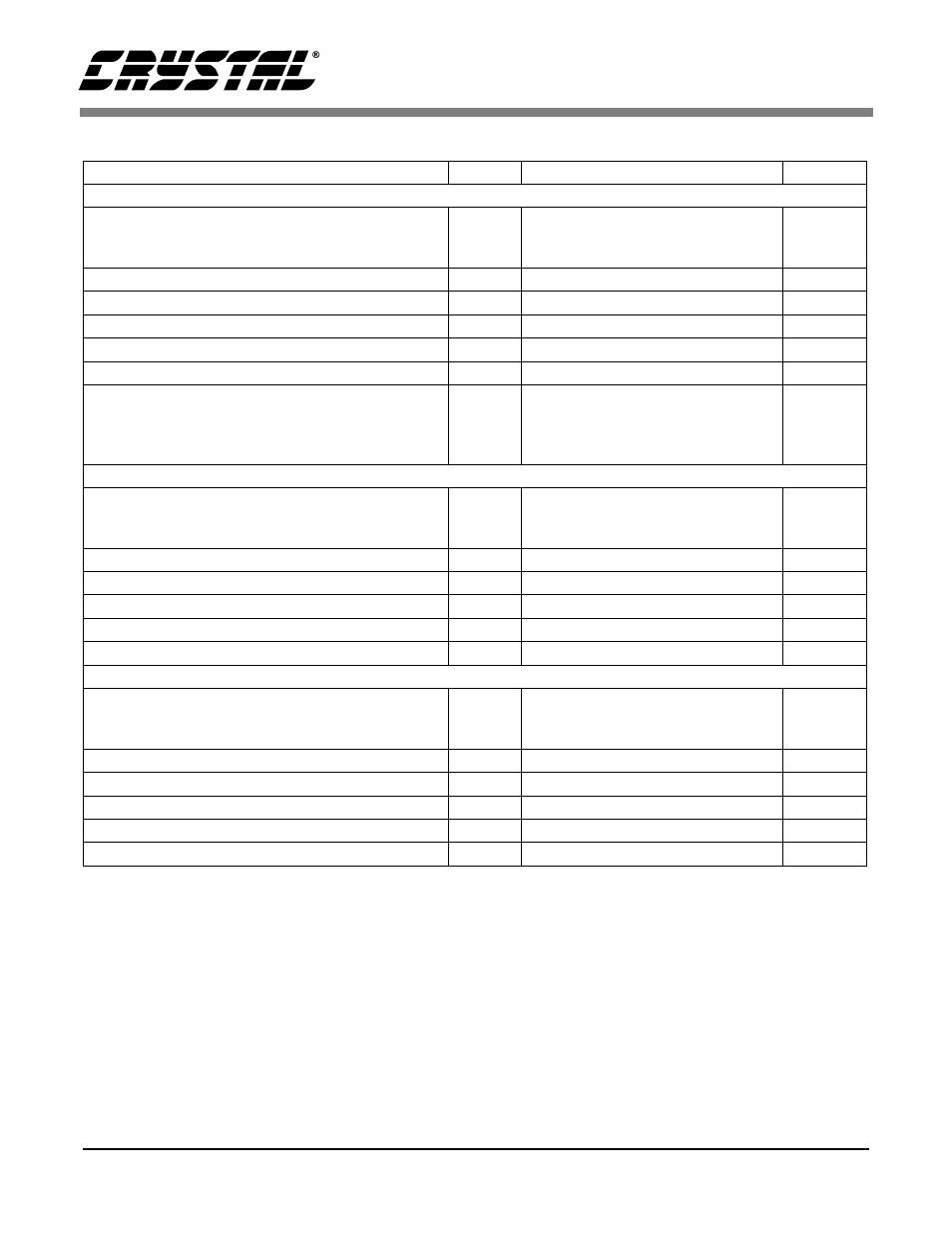 Analog characteristics, Cs4396 | Cirrus Logic CS4396 User Manual | Page 6 / 28