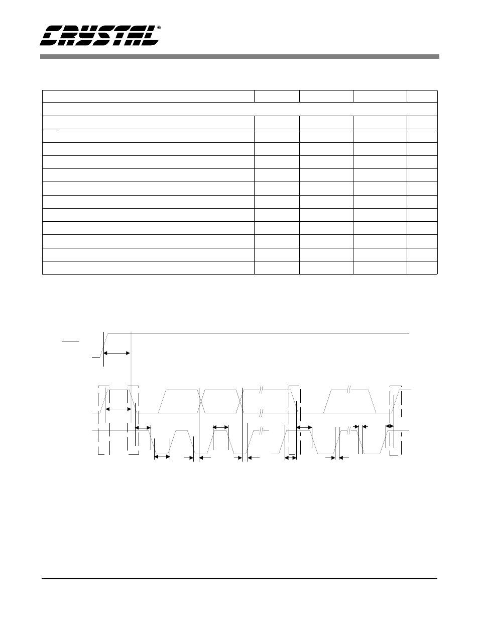 Switching characteristics - control port, Figure 2. i2c control port timing, Cs4396 | Cirrus Logic CS4396 User Manual | Page 9 / 28
