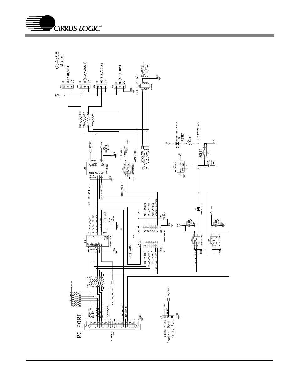 Figure 5. control port interface, Cdb4398 | Cirrus Logic CDB4398 User Manual | Page 10 / 18