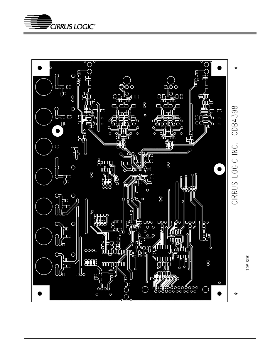 Figure 10. top side, Cdb4398 | Cirrus Logic CDB4398 User Manual | Page 15 / 18