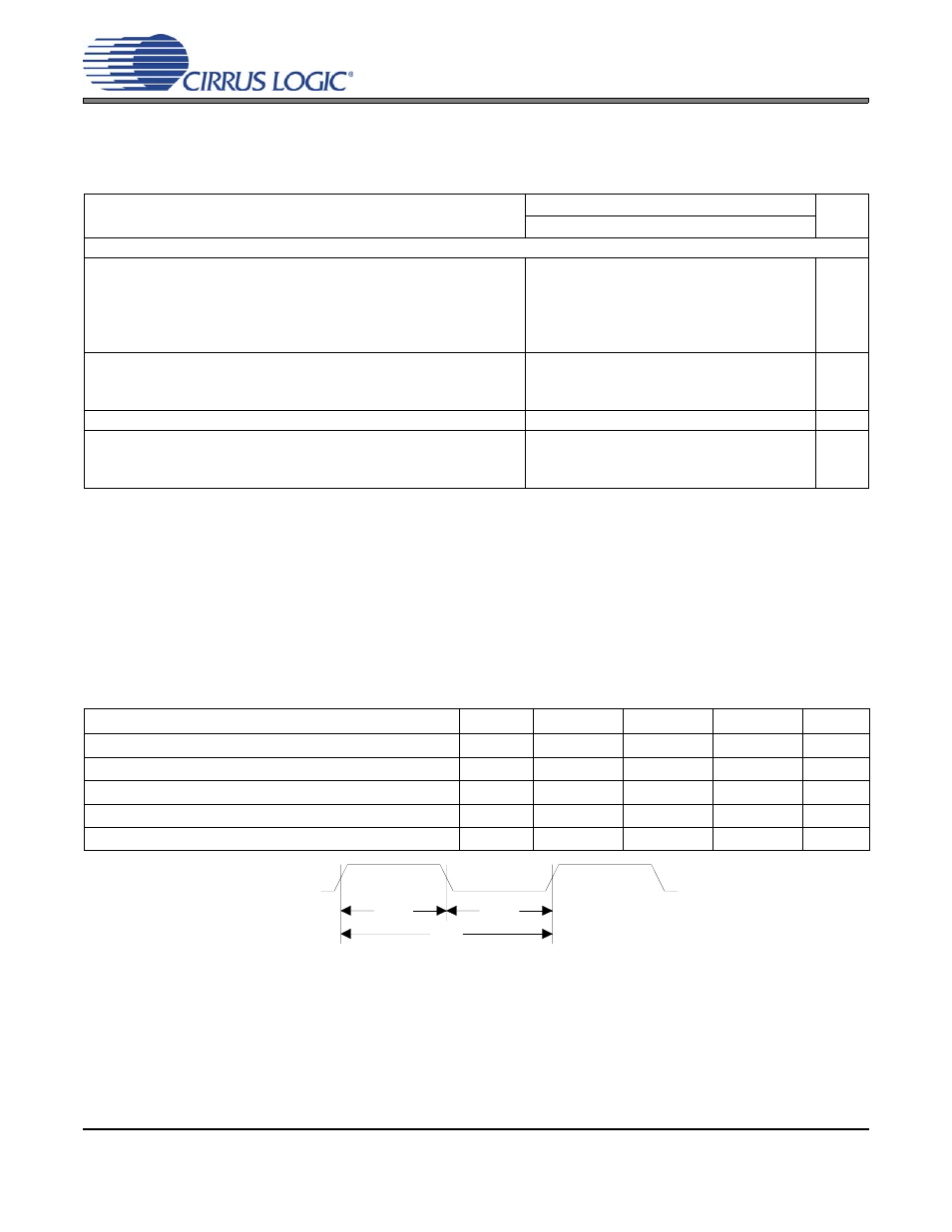 Pwm filter characteristics, Switching characteristics - xti, Figure 2. xti timings | Figure 2.xti timings | Cirrus Logic CS44800 User Manual | Page 11 / 80
