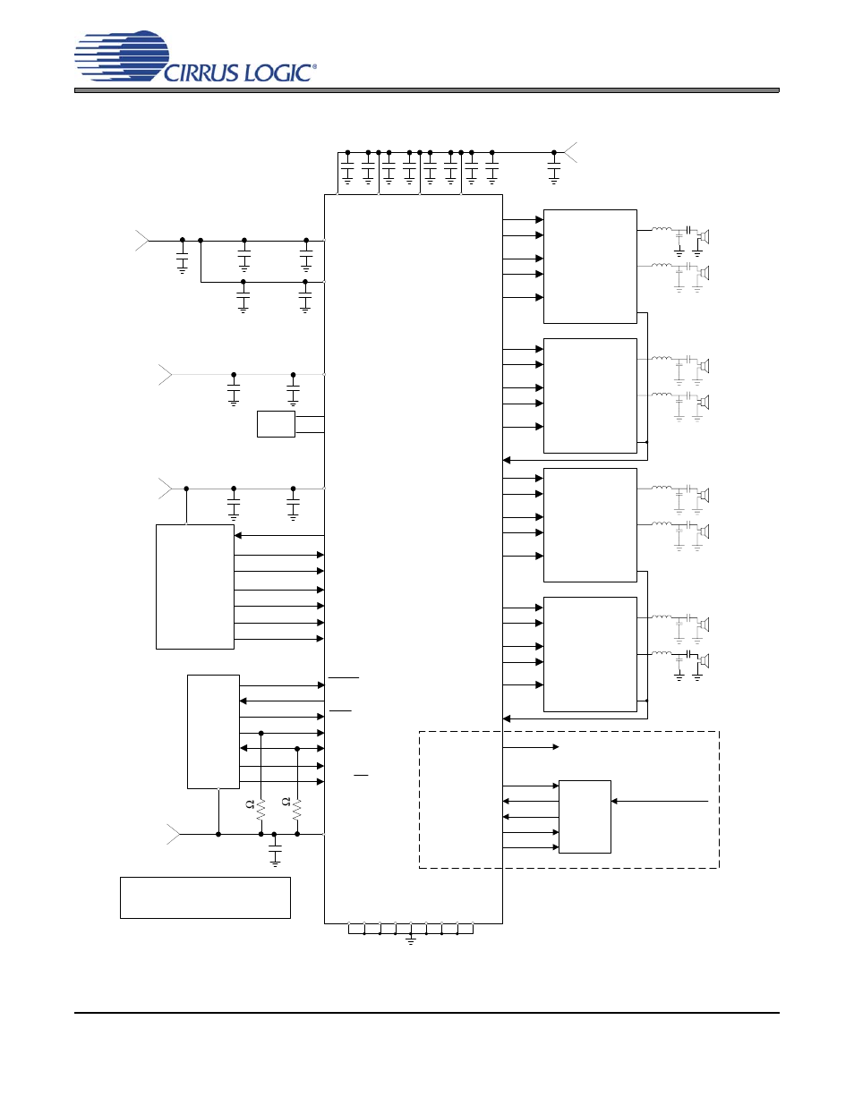 Figure 12. typical half-bridge connection diagram, Figure 12.typical half-bridge connection diagram | Cirrus Logic CS44800 User Manual | Page 22 / 80