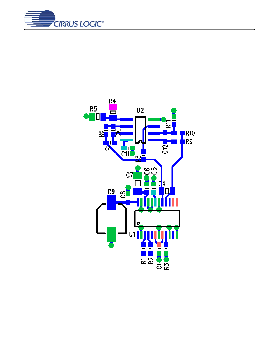 Figure 29. recommended psr circuit layout, Figure 29.recommended psr circuit layout | Cirrus Logic CS44800 User Manual | Page 41 / 80