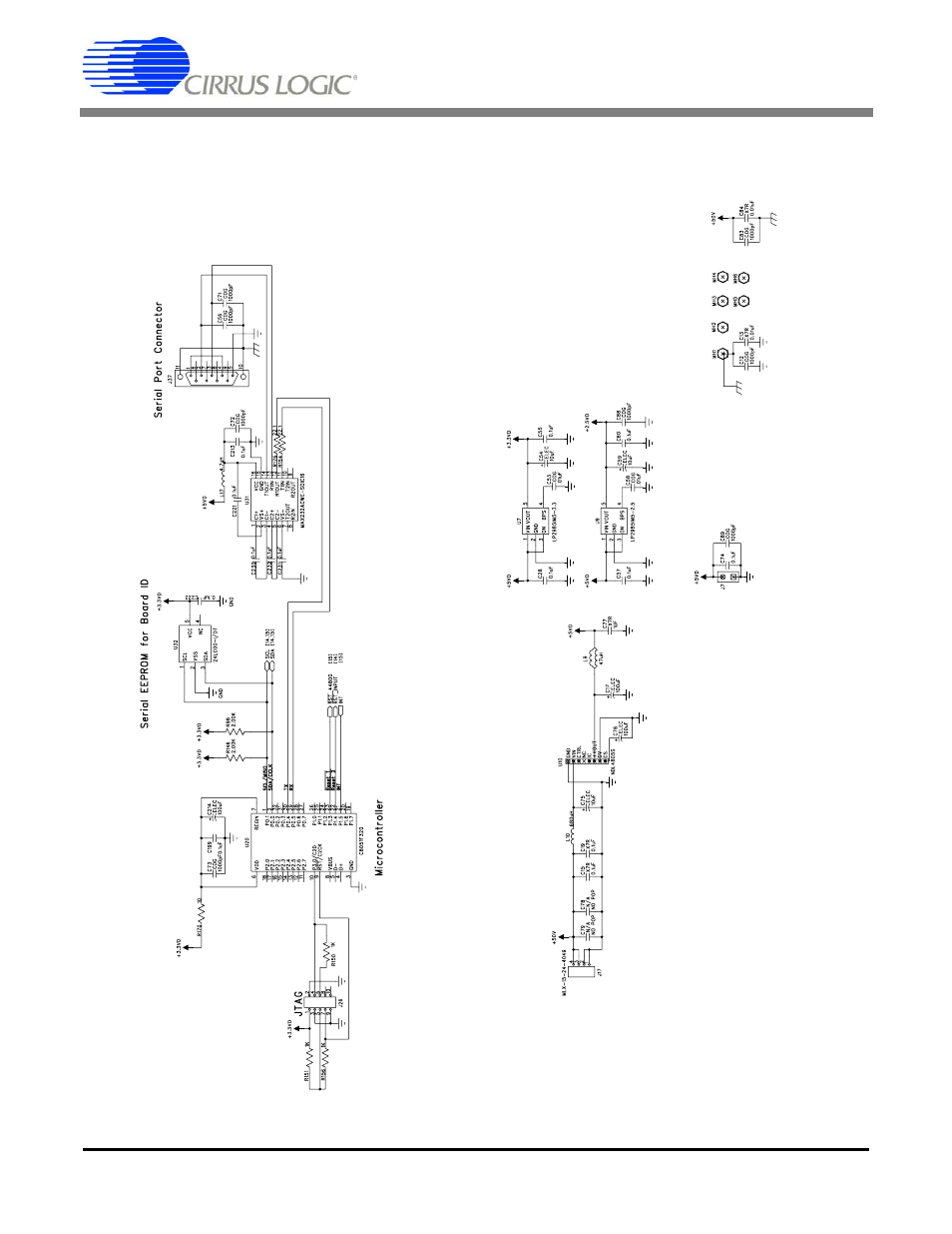 Figure 13. control port and power, 13 and the board layout is | Cirrus Logic CRD44600-PH-FB User Manual | Page 19 / 32