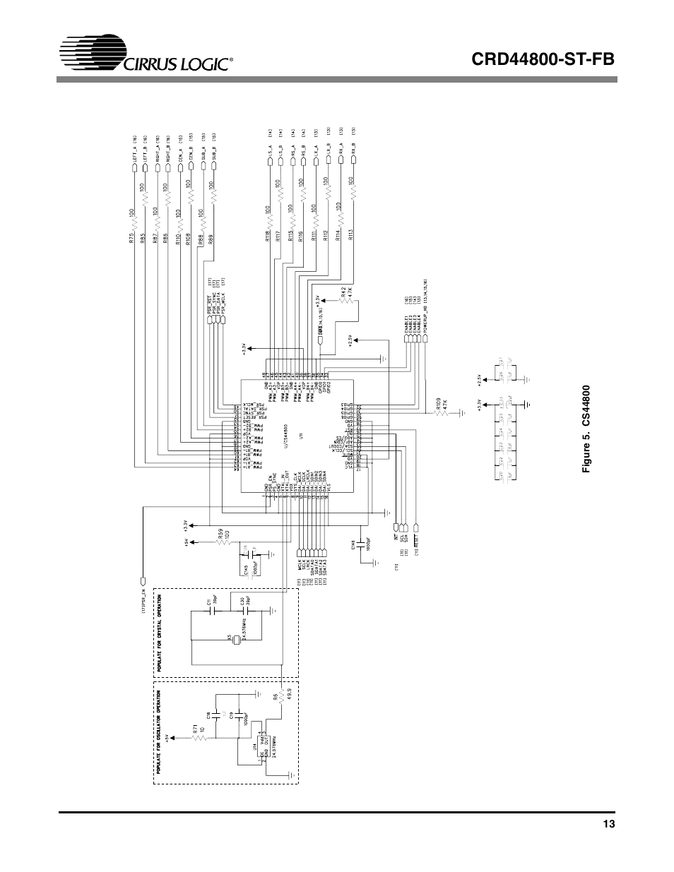 Figure 5. cs44800 | Cirrus Logic CRD44800-ST-FB User Manual | Page 13 / 28