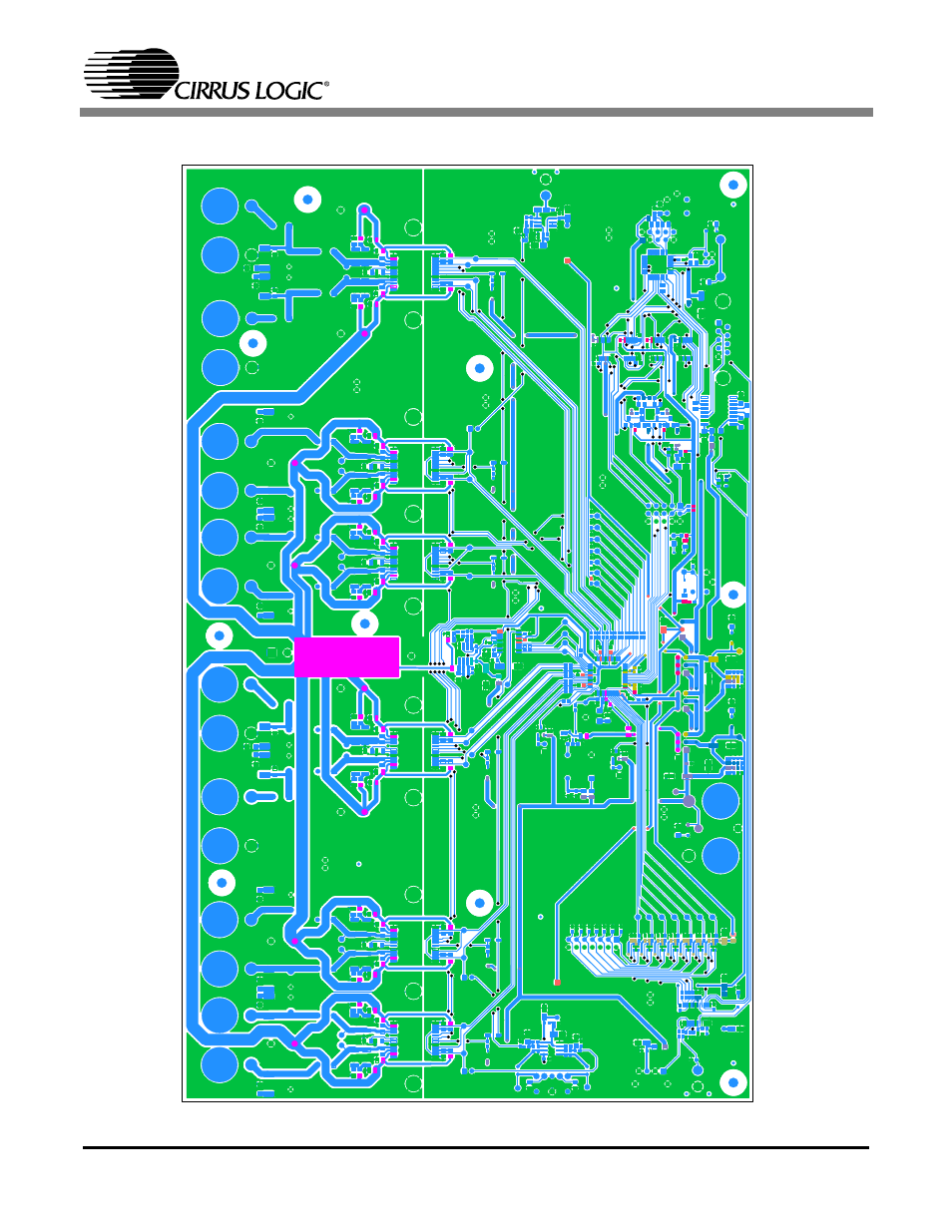 Figure 14. topside layer | Cirrus Logic CDB44800 User Manual | Page 20 / 24