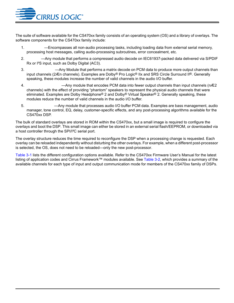 3 code overlays | Cirrus Logic CS470xx User Manual | Page 5 / 32