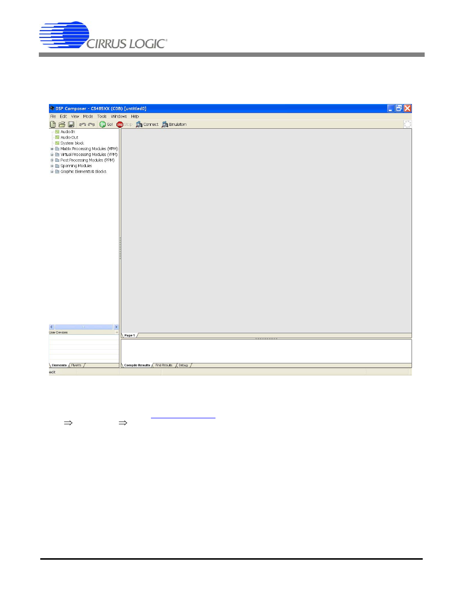 2 the essential set-up, 3 using the dsp composer gui, project example, An348 | Cirrus Logic AN348 User Manual | Page 2 / 12