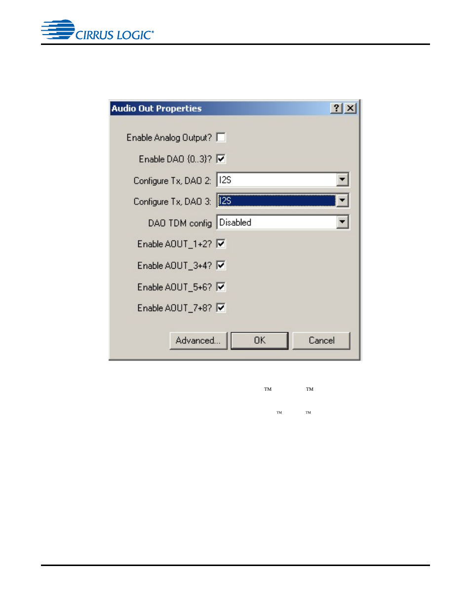 3 i2s audio input output, 3 i2s audio input output -8, Section 4.2.5.3 | 6 changing serial control protocol (i, Or spi, Flash type | Cirrus Logic CDB470xx User Manual | Page 45 / 87