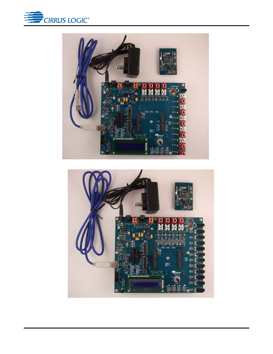 Figure 1-1. cdb47xxxs-dcxx kit contents -2, Figure 1-2. cdb47xxxd-dcxx kit contents -2, Figure 1-1 | Figure 1-2 | Cirrus Logic CDB470xx User Manual | Page 9 / 87