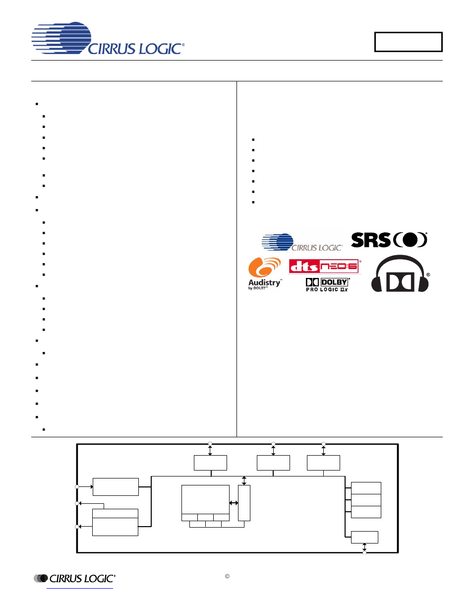 Cirrus Logic CS485xx User Manual | 23 pages