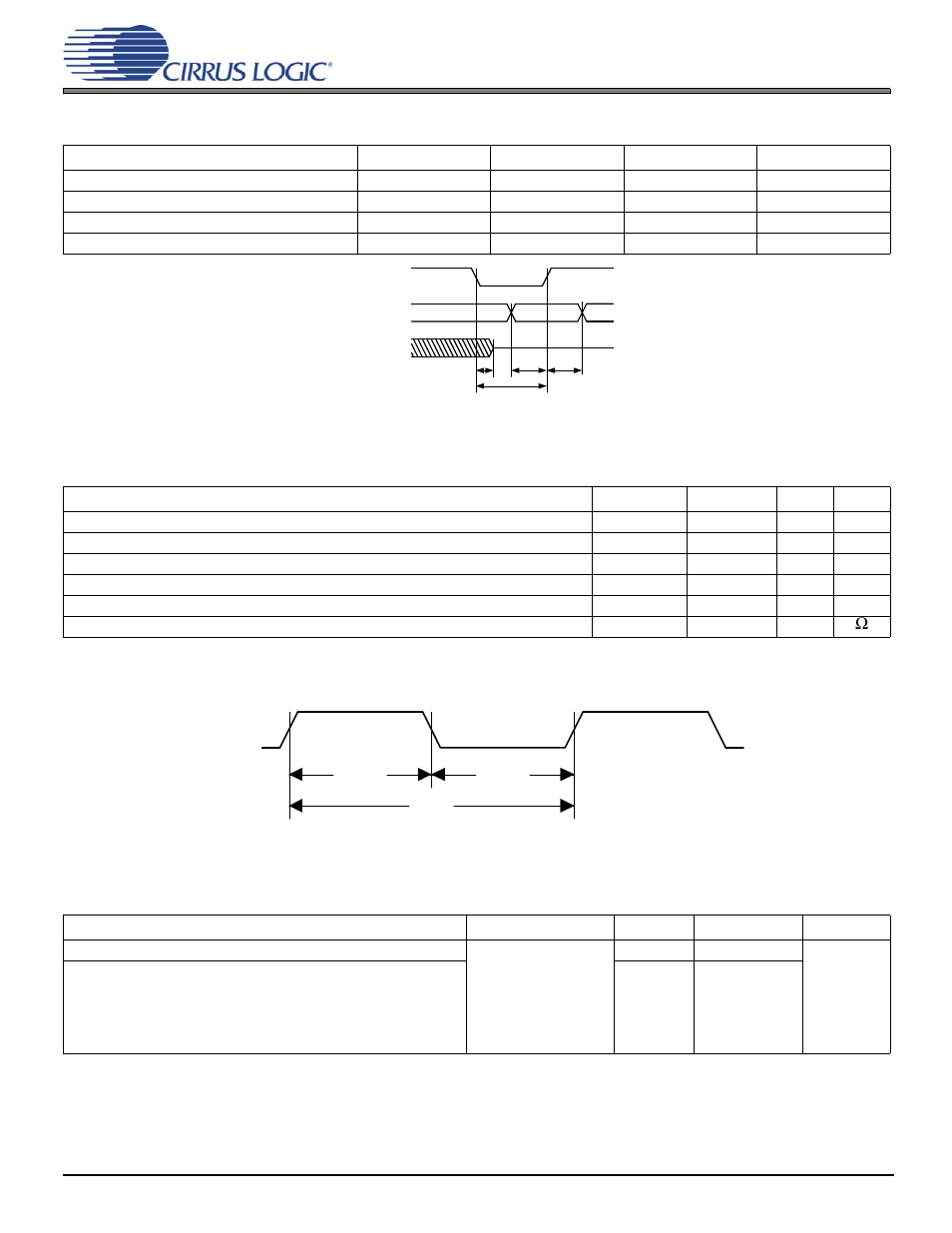 6 switching characteristics-reset, 7 switching characteristics-xti, 8 switching characteristics-internal clock | 6 switching characteristics—reset, 7 switching characteristics—xti, 8 switching characteristics—internal clock | Cirrus Logic CS485xx User Manual | Page 11 / 23