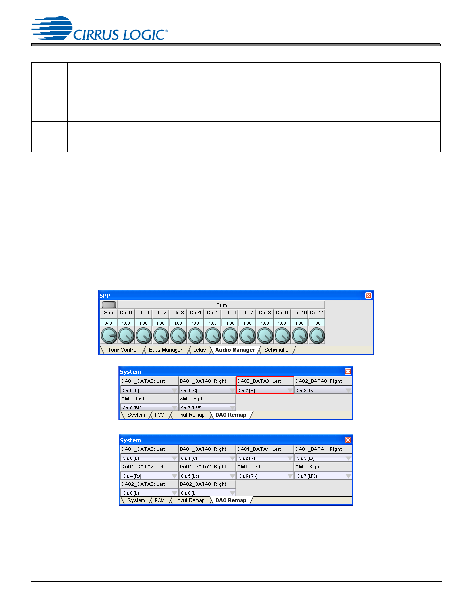 3 audio manager in dsp composer environment | Cirrus Logic AN298 User Manual | Page 21 / 30