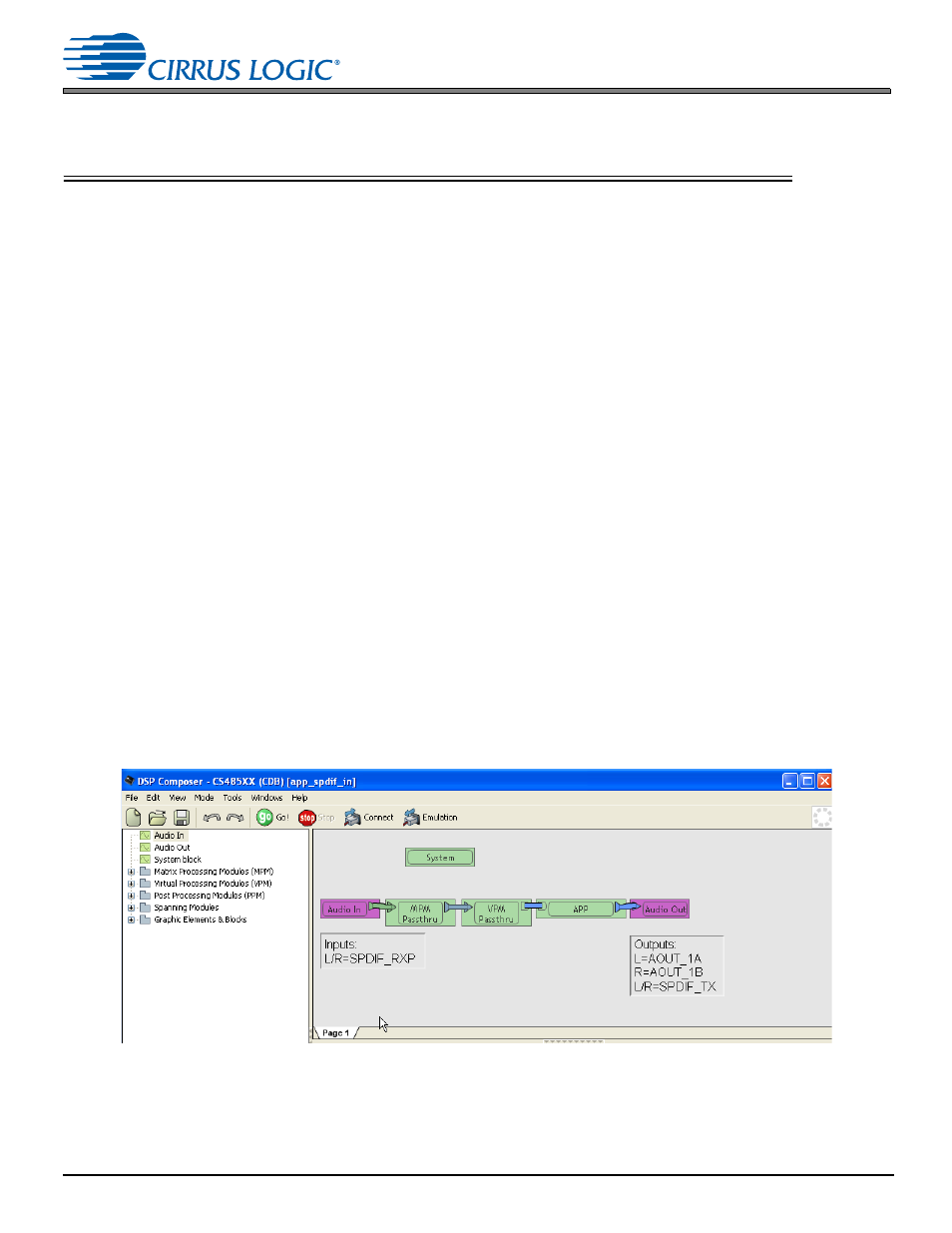 4 configuring the cdb48500, 1 introduction, Chapter 4. configuring the cdb48500 -1 | Cirrus Logic CDB48500-USB User Manual | Page 23 / 47