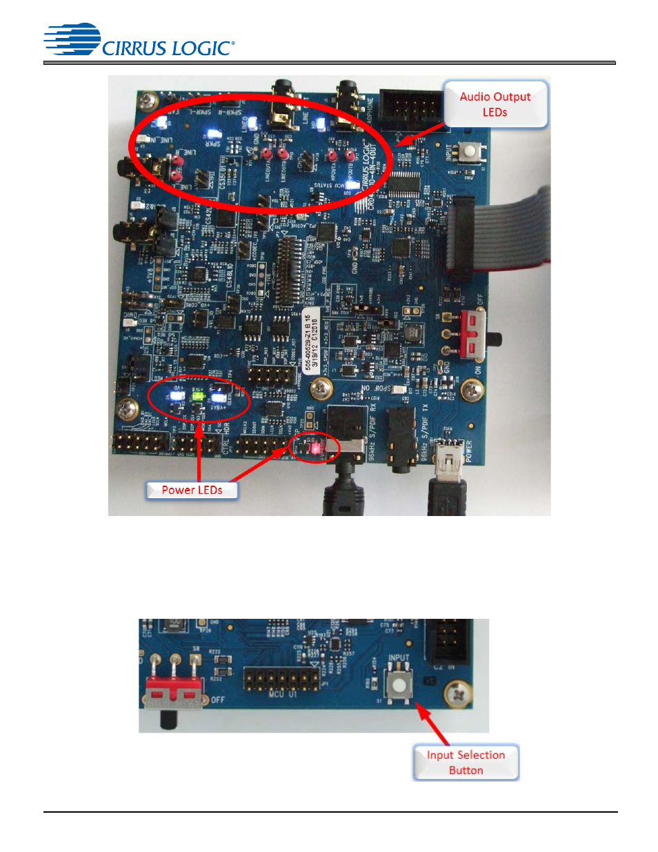 2 selecting input audio source, 2 selecting input audio source -2, Fig. 3-2 | Cirrus Logic CRD48L10 User Manual | Page 16 / 44